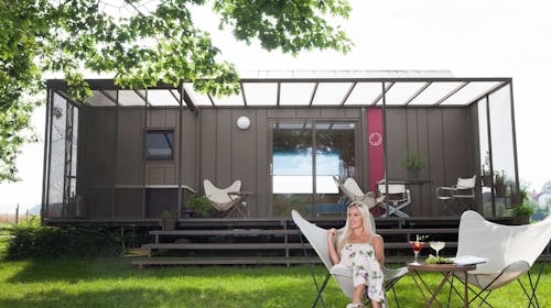 Magnolia House by the river - Last minute odmor na reci Kupi - Mobilna kućica BB2, Gradac, Slovenija - 42.253 RSD - 3x noćenje u opremljenim mobilnim kućicama "Magnolia BB2" za 2 osobe, Posteljinu i peškire