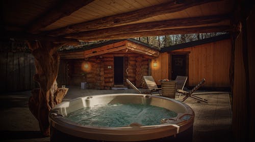 Camping Menina - Odmor u kućici sa jacuzzijem, Rečica ob Savinji, Slovenija - 23.493 RSD - 2x noćenje u drvenoj kućici sa jacuzzijem za 2 osobe, Grejanje i klima