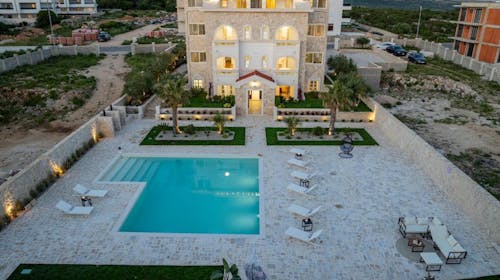 Chateau Dabo Luxury Pool Apartments - Porodični odmor na Pagu, Novalja, Hrvatska - 21.355 RSD - 2x noćenje u dvosobnom apartmanu (3+2) za 5 osoba, Korištenje spoljašnjeg bazena